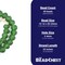 Jumbo Recycled Glass Beads, 21–25mm – African Sea Glass for Wall Hangings, Coffee Table Decor, Shelf Styling, and Home Accents – (Green) – The Bead Chest